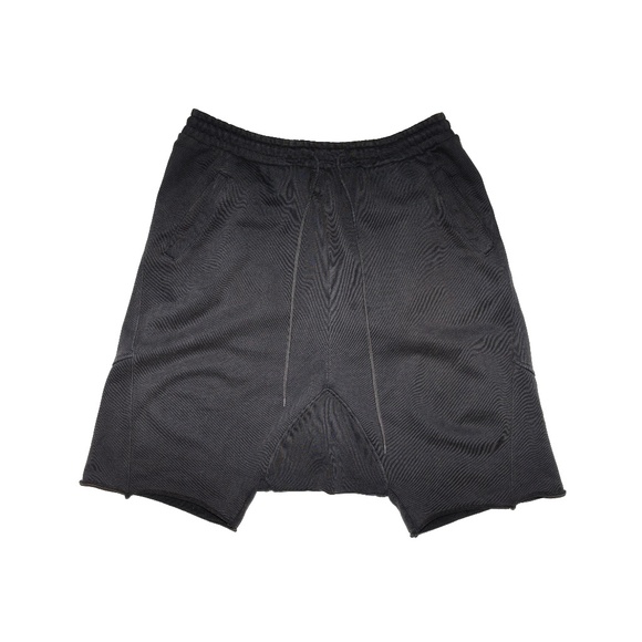 Entire Studios Heavy Drop Shorts in Washed Black - Picture 1 of 5